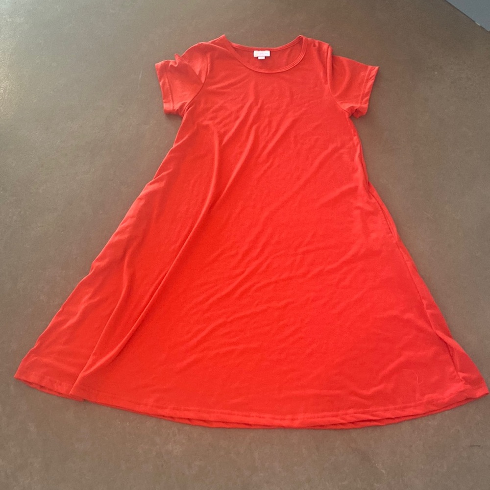 LuLaRoe Jessie red dress